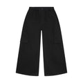 WIDE LEG CARGO PANT - BLACK