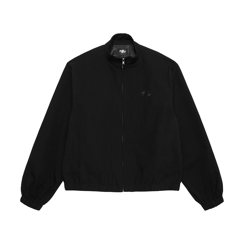 UTILITY ZIP JACKET - BLACK