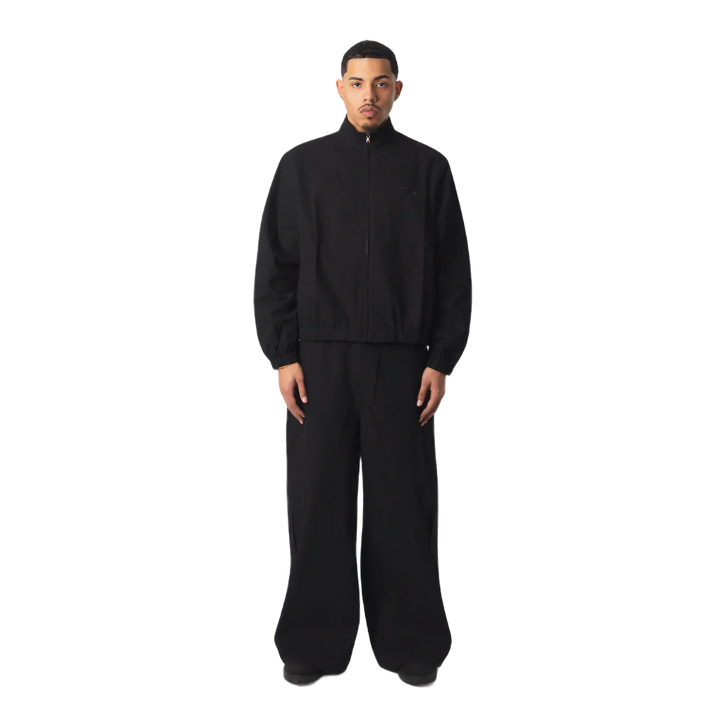 UTILITY ZIP JACKET - BLACK