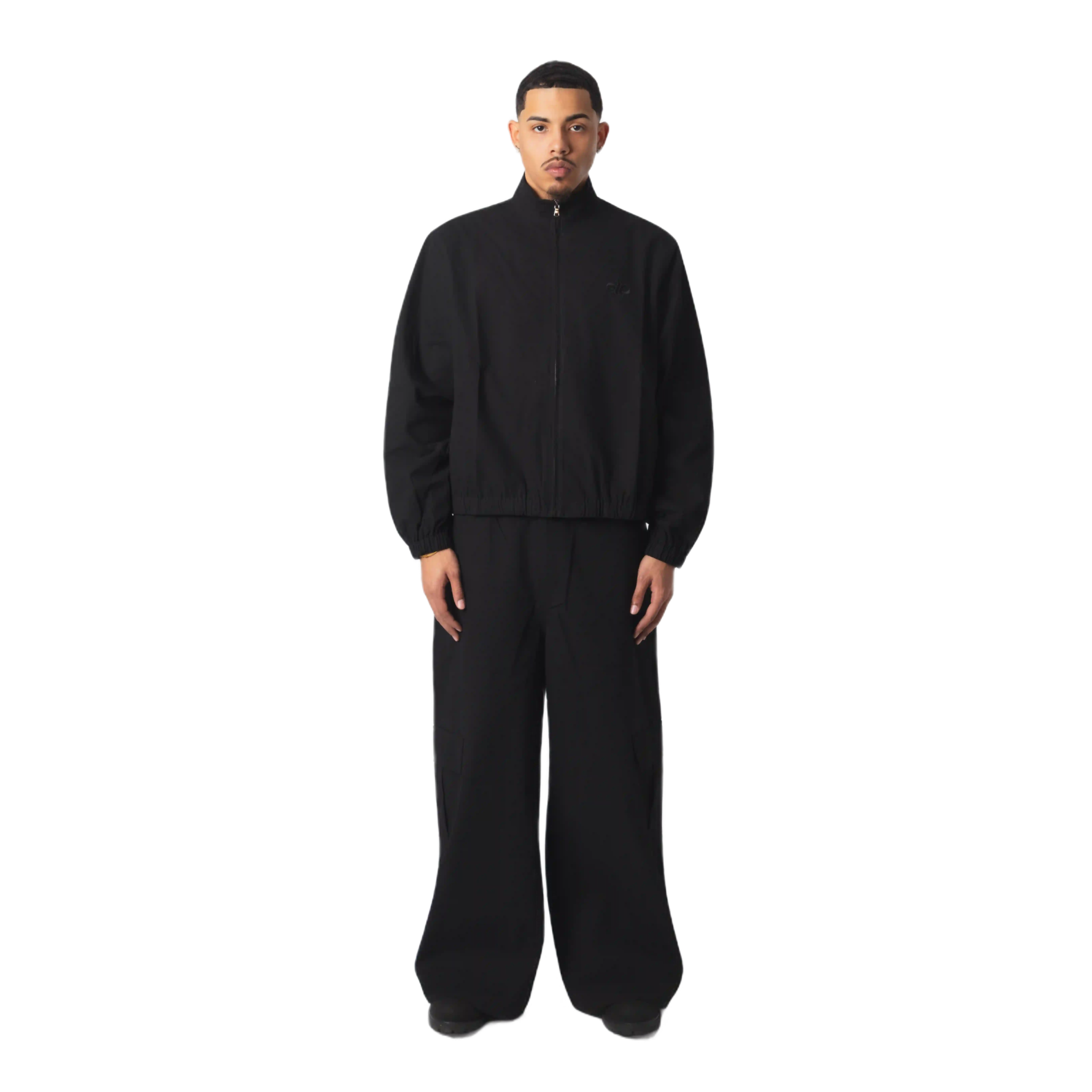 UTILITY ZIP JACKET - BLACK