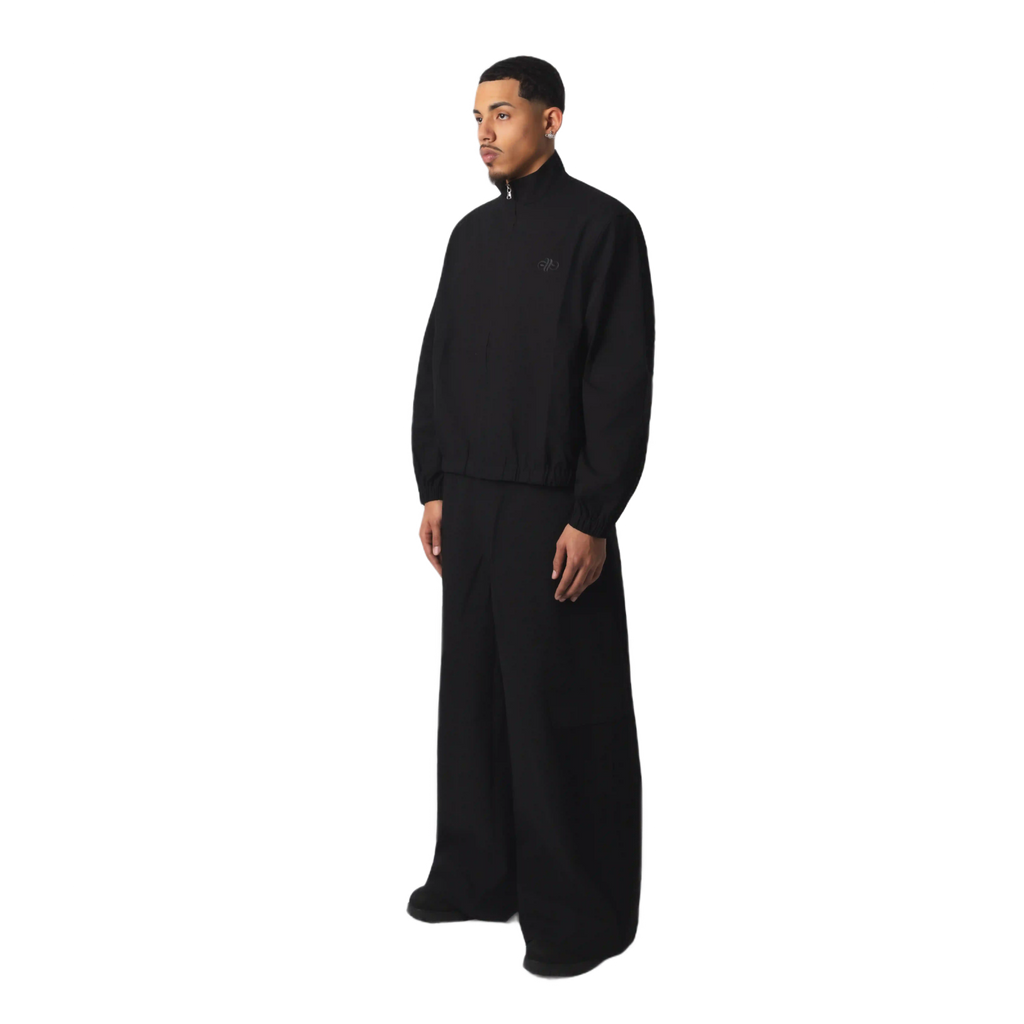 UTILITY ZIP JACKET - BLACK