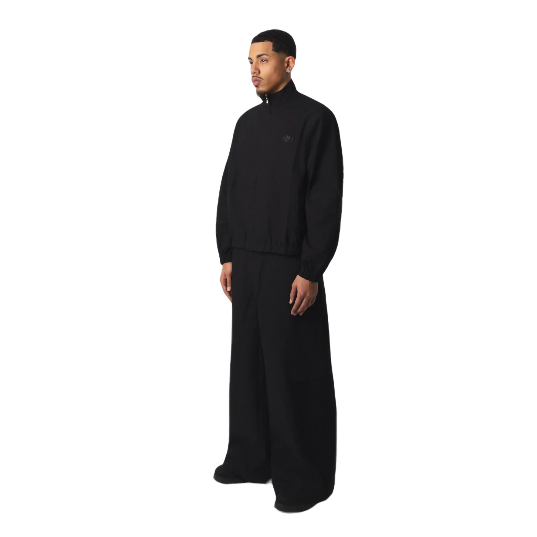 UTILITY ZIP JACKET - BLACK